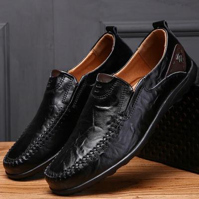 Mocassini da uomo in morbida pelle Casual comodi Scarpe da guida di grandi dimensioni Sneakers Scarpe da completo da lavoro