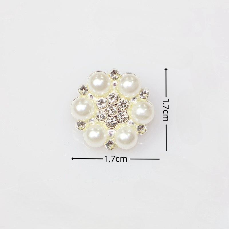 Non-slip Button Underbutton Removable Adjustable No-stitch Button No-stitch Pearl Button Shirt Decorative Brooch Button