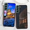 Colosseum Rome Italy Phone Case For Samsung S25 Edge S24 FE Galaxy S22 Ultra S21 Plus S20 S23 S10 Plus Cover Silicone Soft Coque