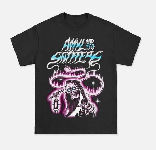 

Amyl and The Sniffers Reaper Tshirt Black Unisex All Sizes Unisex T-Shirt S