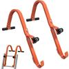 2 Pieces Ladder Stabilizer with Wheel Angled Ladder Stabilizer Hardware Heavy Duty Long-Lasting for Roofers, Construction