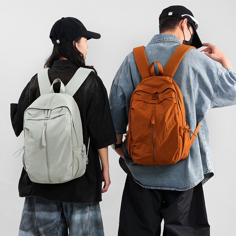 Schoolbag Simple Fashion High Sense Versatile Large Capacity Shoulder Bag 1011 Summer New Student Outdoor Travel Backpack