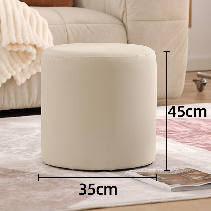Wooden Ottomans Living Room Nordic Vanity Stool Modern Low Step Stools Office Decorative Ottoman Pouf Aesthetic Room Furnitures