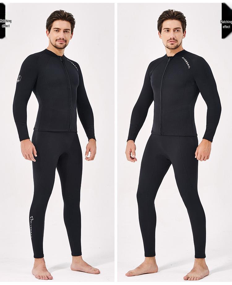 New 2MM Split Diving Pants: Cold-Proof, Warm Swimwear for Men’s and Women’s Snorkeling, Surfing, and Sailing