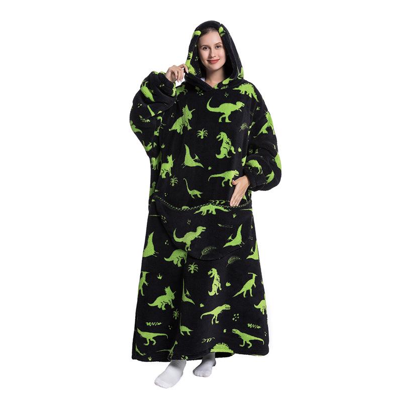 Oversized Wearable Warm Blanket Hoodie Sweater