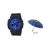 CASIO Men Liquid Crystal/Analog Dual Display Series Watch GA-100BP-1APR