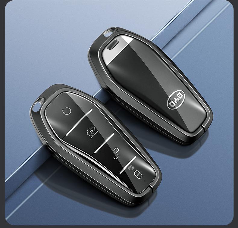 BYD Han, Dolphin, Qin, Song Plus DM-i, Yuan Pro, Tang DM-i/EV, Destroyer 05 Metal Key Case