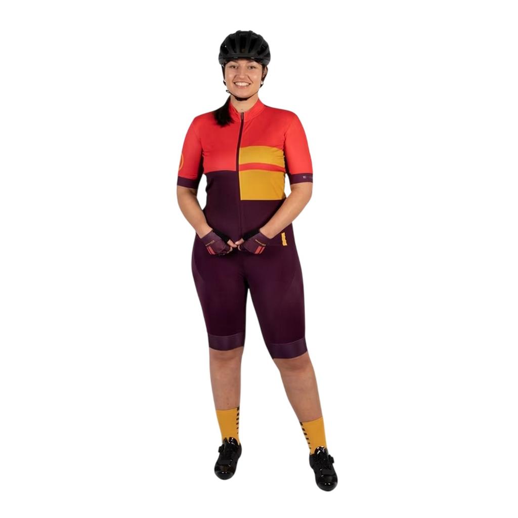 Endura Womens/Ladies Mock Neck Slim Short-Sleeved Athletic Cycling Jersey