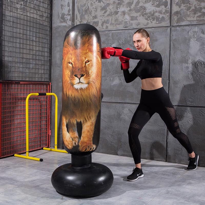 Inflatable Lion Punching Bag