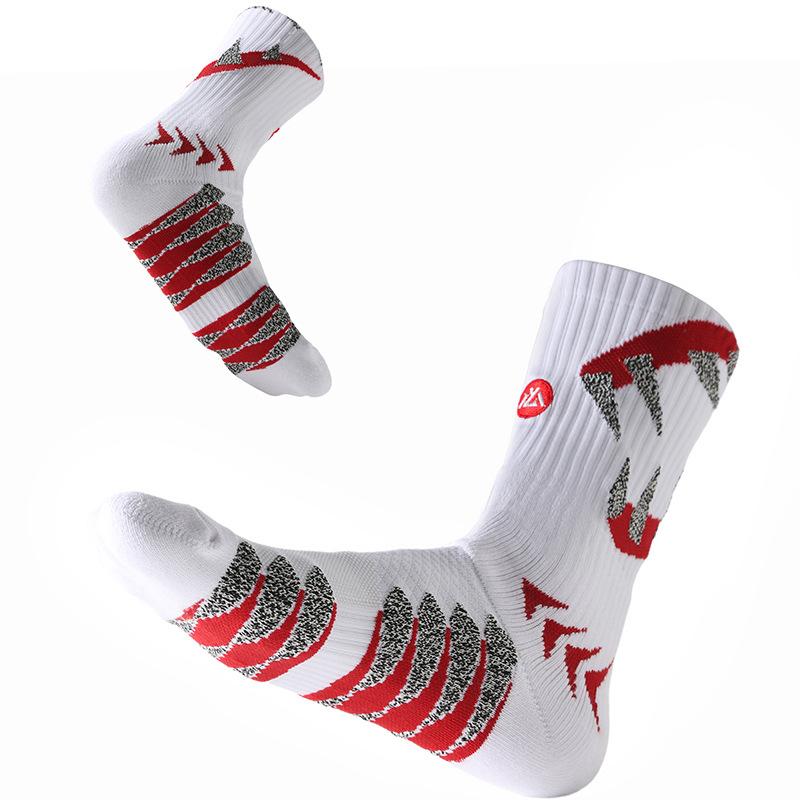 Basketball Socks, Men's Towel Soles, Running Thickened Mid-length Sports Socks, All-season Versatile Mid-length, Wear-resistant