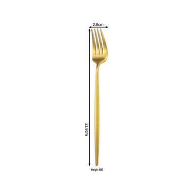 Wutuo Goldenes Essgabel-Set