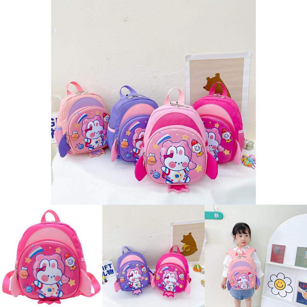 Adorable 3d Animal Design Kids Backpack Lightweight Nylon For Boys And Girls