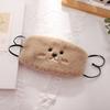 Hat winter warm cute scarf plush hat christmas deer gloves scarf integrated three-piece set versatile winter