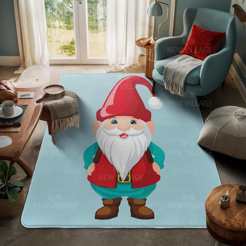 House Entrance Carpet Home Door Mat Living Room Bath Foot Bathroom Non-slip Water Absorption Rugs Bath Merry Christmas Winter