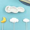 Silicones Baking Molds Set With Laces Star Heart Cloud Shapess For Cake Chocolate Jellys Making Heat Resistant