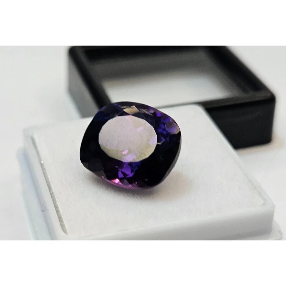 Certified Purple Pink Sapphire Cushion Cut 9+ Ct Stunning Loose Gemstone