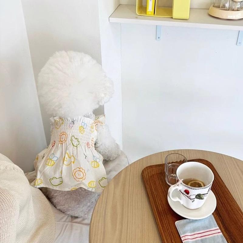 Pet Dress Cat Suspender Skirt Dog Clothes Summer Teddy Than Bear Universal Small Puppy Spring Summer Thin