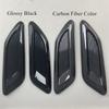 2Pcs Glossy Black ABS Car Air Flow Intake Hood Scoop Vent Bonnet Cover Universal