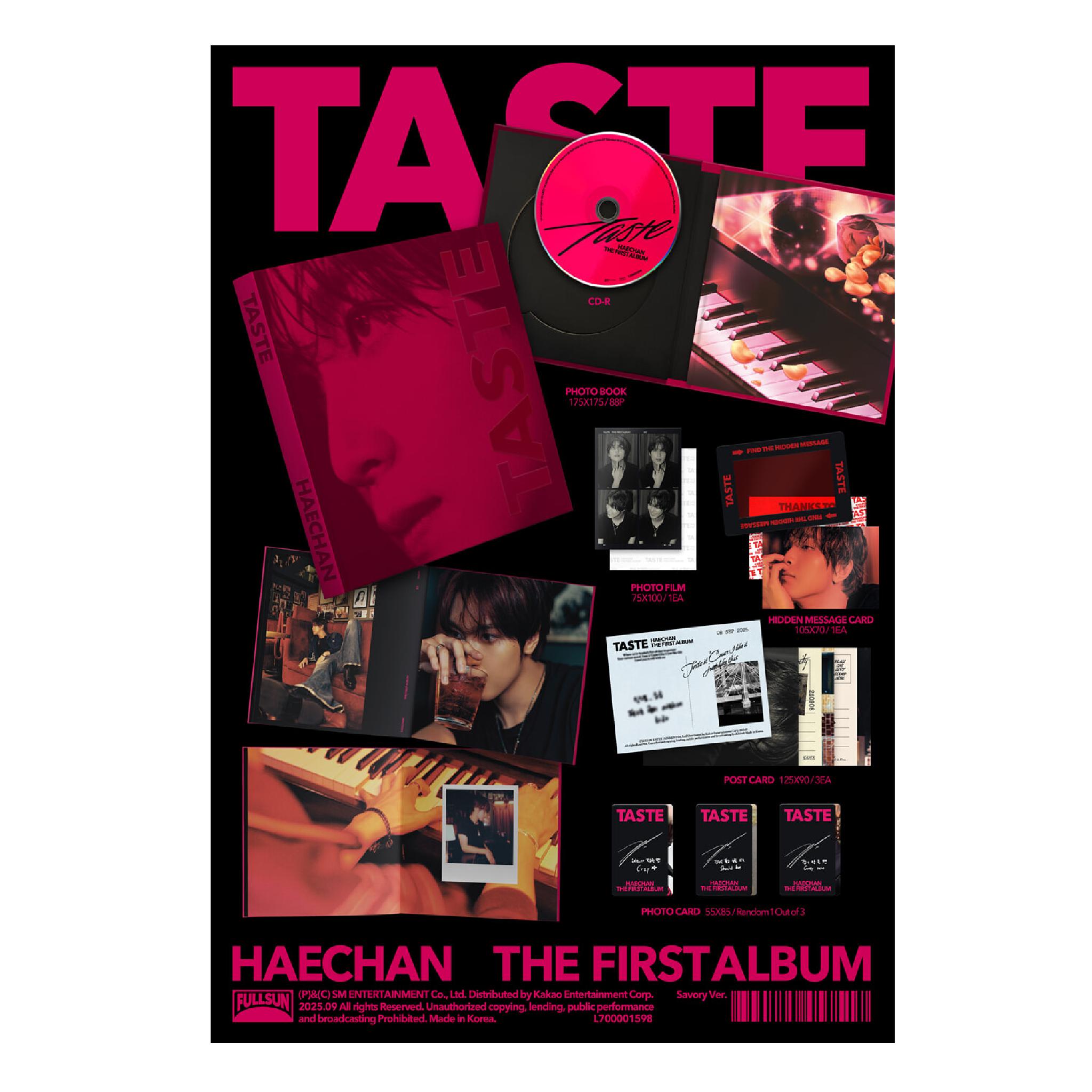 

[Deals] HAECHAN - 1st Album TASTE (Savory Ver.)