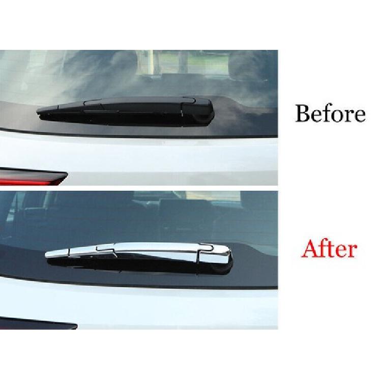 Chrome Style Tail Rear Window Wipers Cover Trim For Toyota Highlander 2020-2023