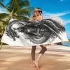Japanese Samurai Beach Towel Quick-drying Small To Large Towel Suitable for Beach Yoga Gym Pool Camping Summer Gift for Friends