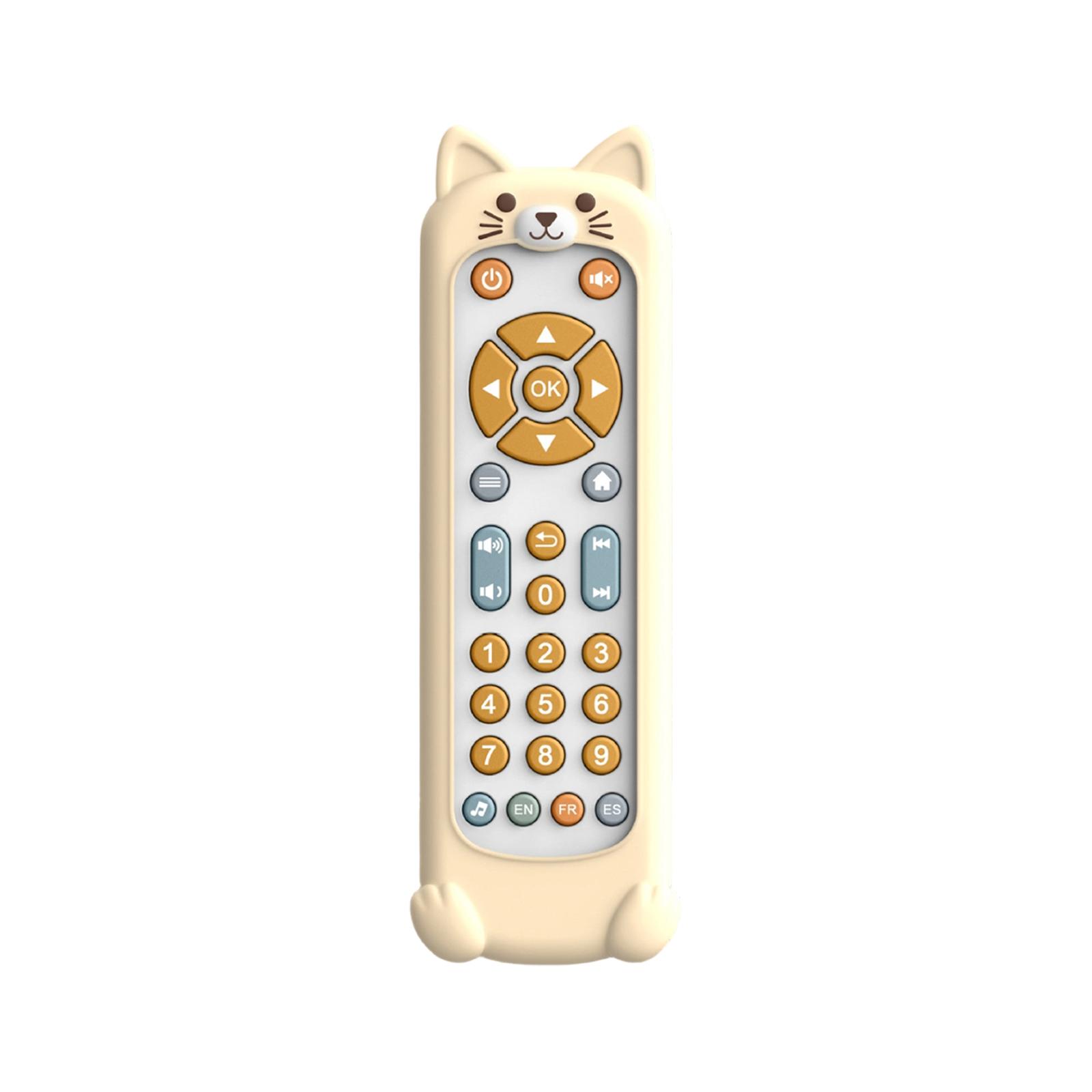 

Baby TV Remote Control Toy, Remote Control Music Learning Baby Toy One Size