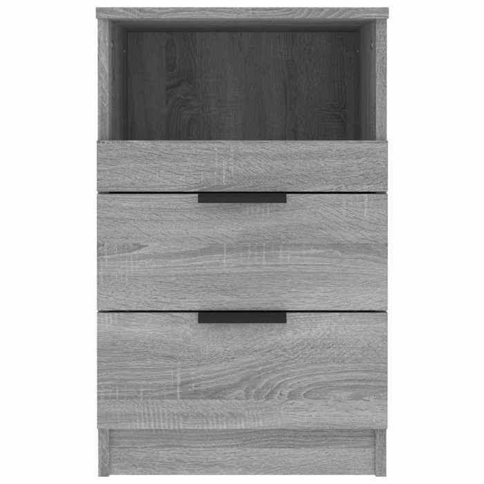 VidaXL Table de chevet Sonoma gris Bois d'ingénierie 817041