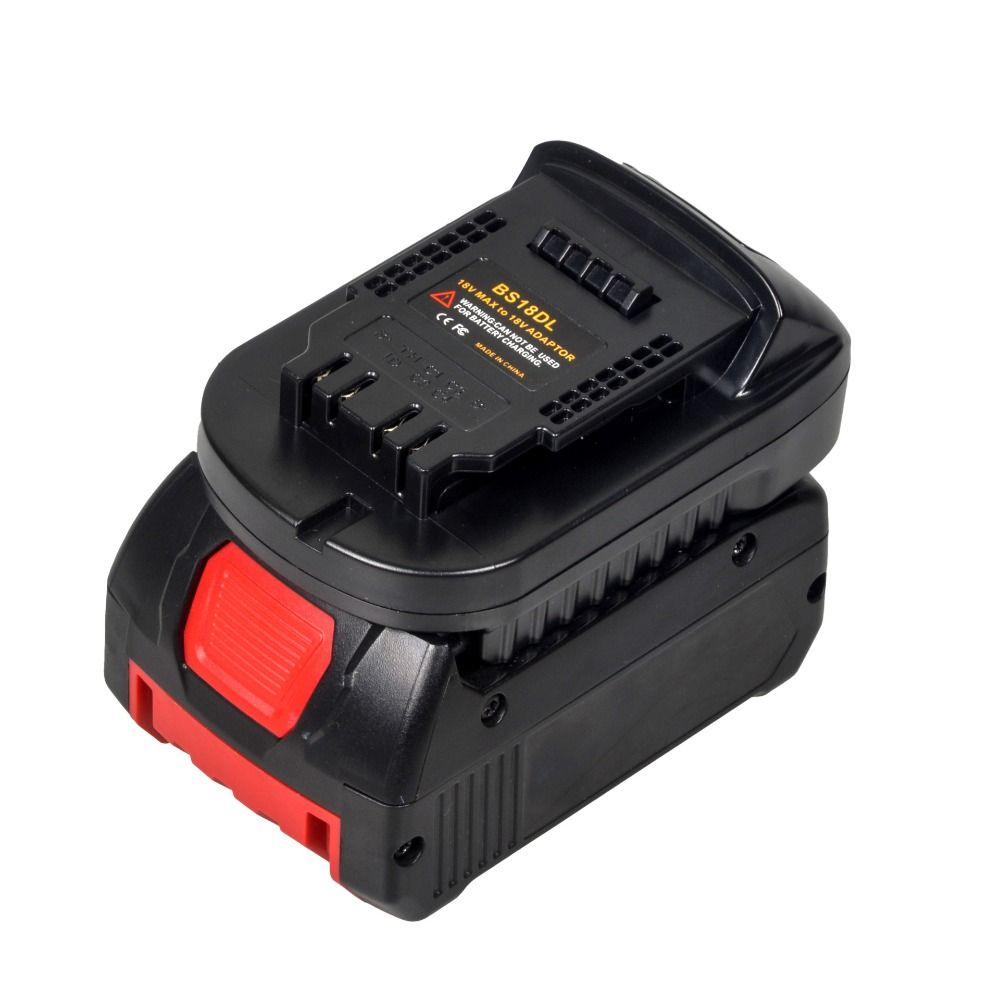 Portable Battery Converter Adapter PC Electric Power Tool for Milwaukee/Dewalt/Makita/Bosch