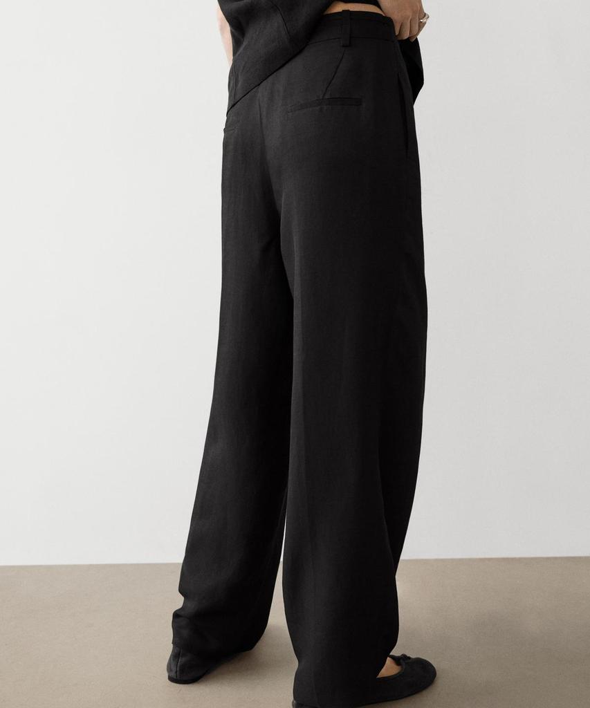 Masimodutti Fluid Pareo Detail Pants
