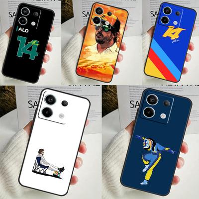 F1 Racing Fernando Alonso 14 Fall Für Xiaomi Redmi 13C 12C 10C 9C 10A Redmi Hinweis 11 9 10 12 13 Pro 9S 10S 11S 12S Abdeckung