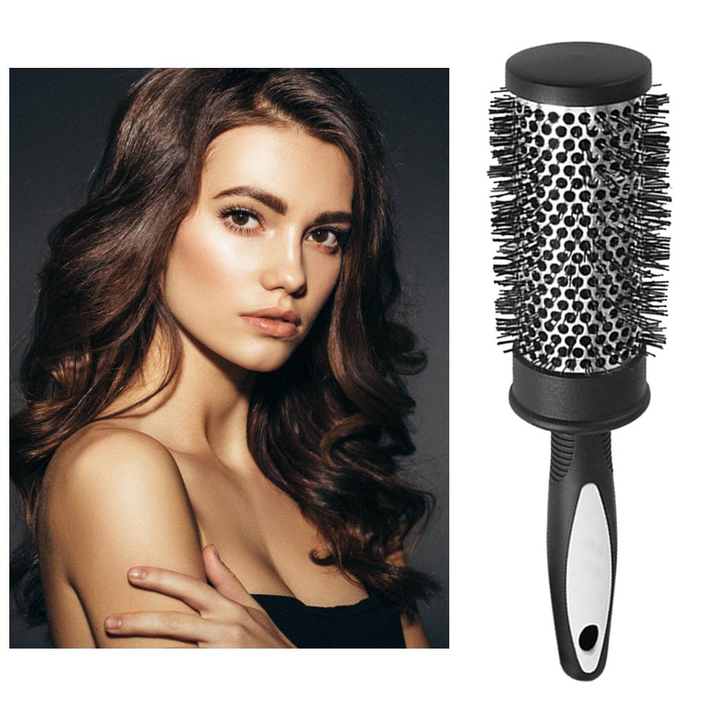 Haar Roll Nylon Kamm Runde Bürste Friseursalon Werkzeug Haar Styling Zylinder Lockig Leichtes Einfach Tragen Haar Teil