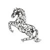 SKEDS Zodiac Horse Year Series Brooch High-End Luxury Chinese Style 2026 Birth Year Accessory Exquisite Animal Pin Gift