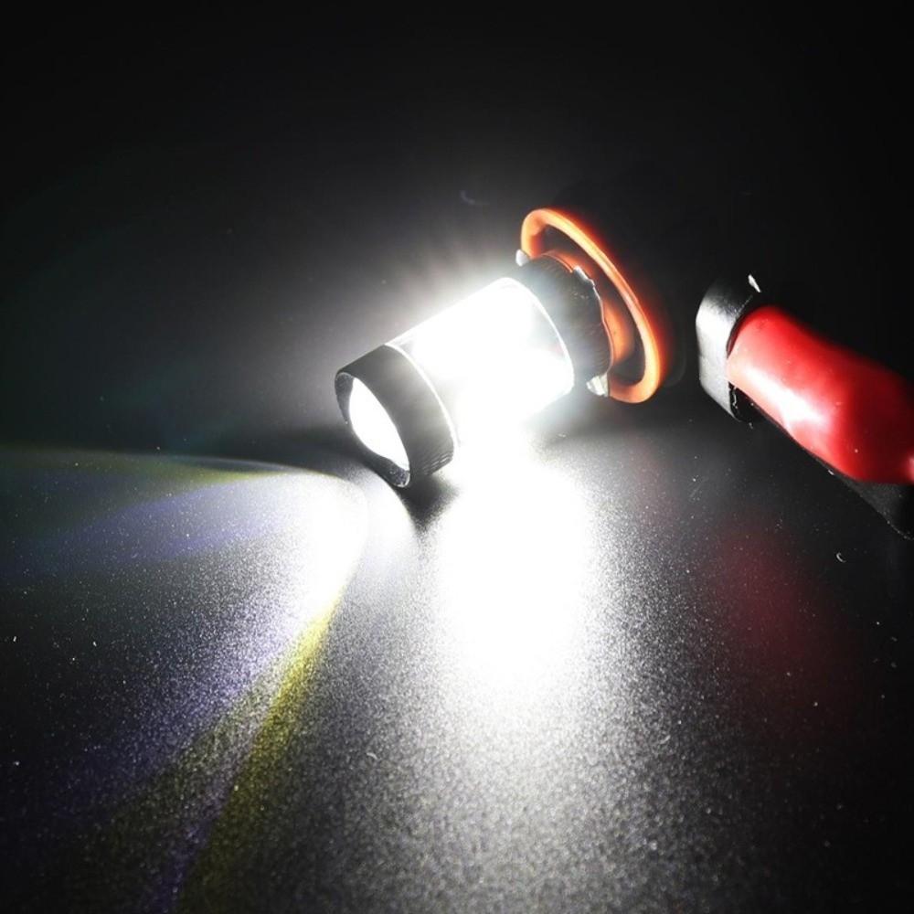 2Pcs 12V-24V Daytime Running Lights H11 Compatibility Car LED Bulbs High Power LED Bulbs  For Cars