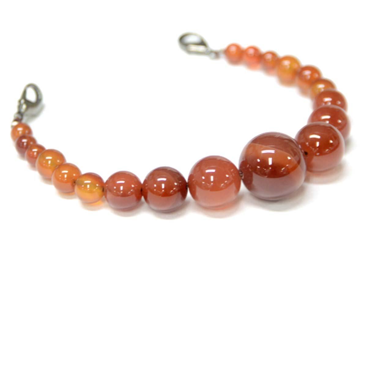 

Net Haori string Natural Stone Orange Brown Boxed [Kimono Shokai] [Men s Agate/Orange 14951] помаранчевий