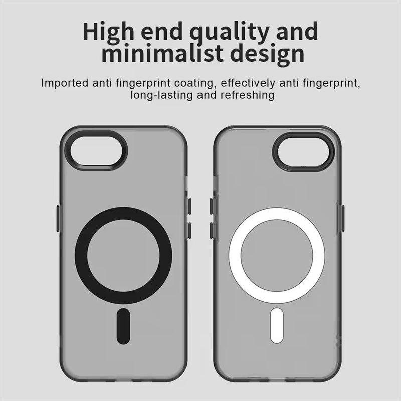 Matte Candy Magnetic Wireless Charging Case For iPhone 16E iPhone16E 5G For Magsafe ShockProof Soft Cover