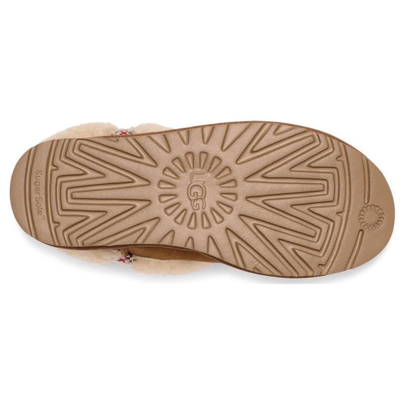 UGG Classic Ultra Mini Boot Heritage Braid Chestnut Women's Sneakers 1151750-CHE