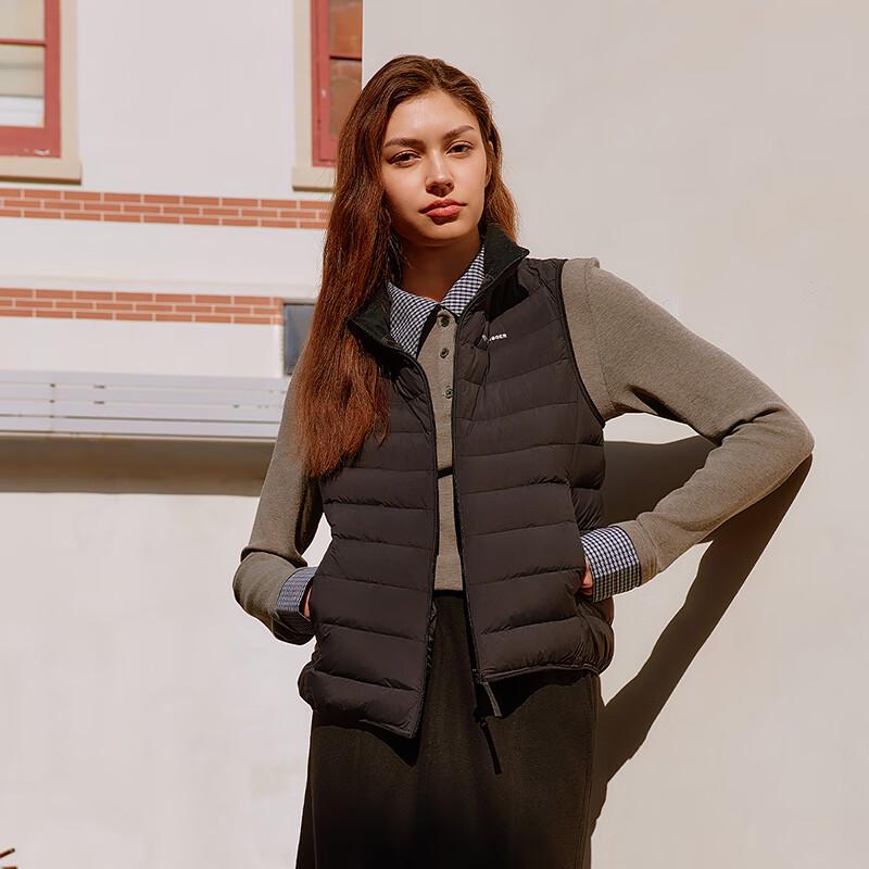 Tamboer Women's Lightweight Stand-Collar Down Vest