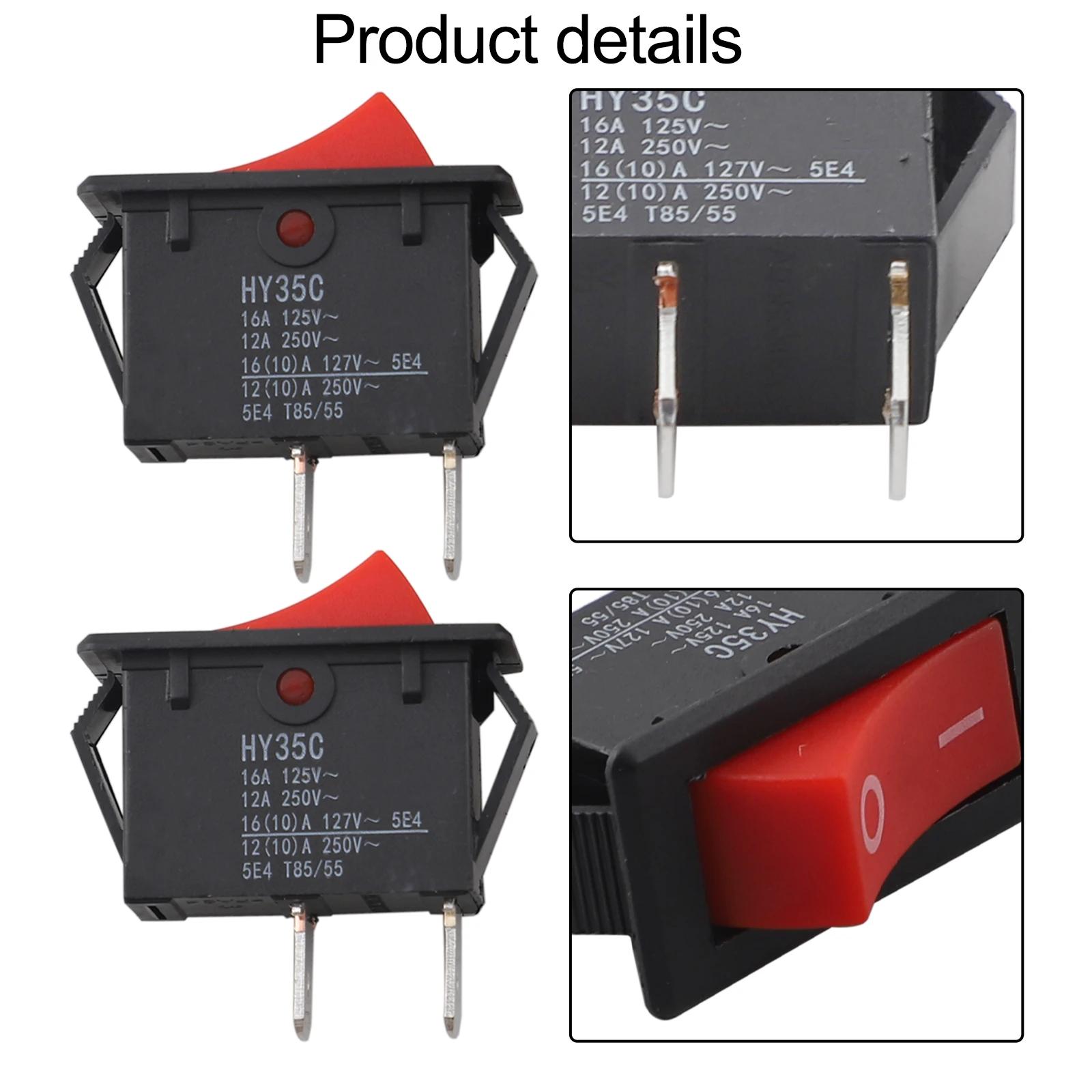 

As Shown In The Picture Rocker Switch 16A At 125V High-Precision Mechanism Industrial And Household Use Long-lasting Performance China Mainland