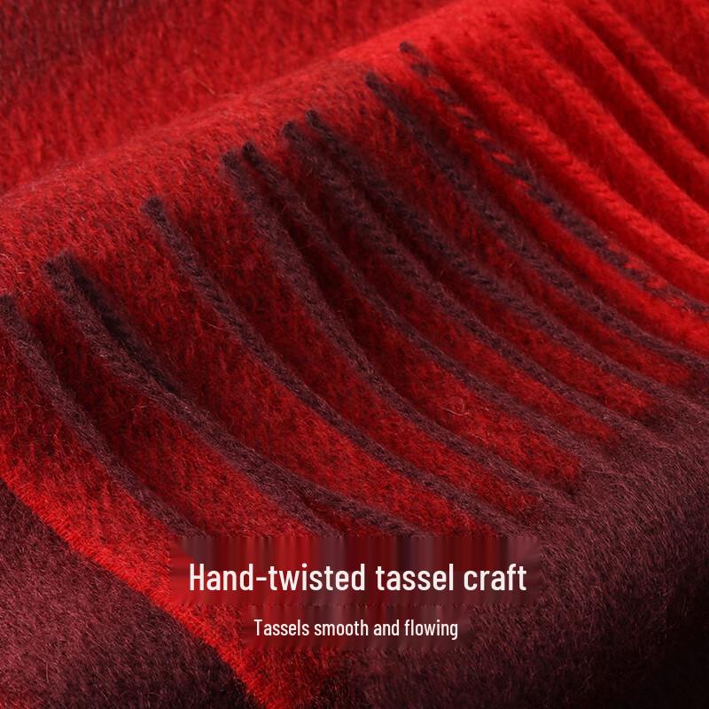 Hengyuanxiang Women's Autumn/Winter Plaid Cashmere Scarf