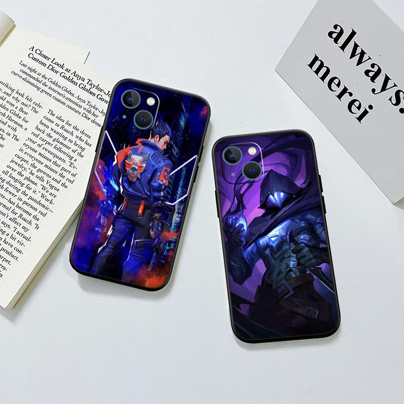 V-VALORANT New High-End Shell Phone Case for iPhone SE X XS XR 16E 17 11 Pro Max 8 7 6 6s Plus