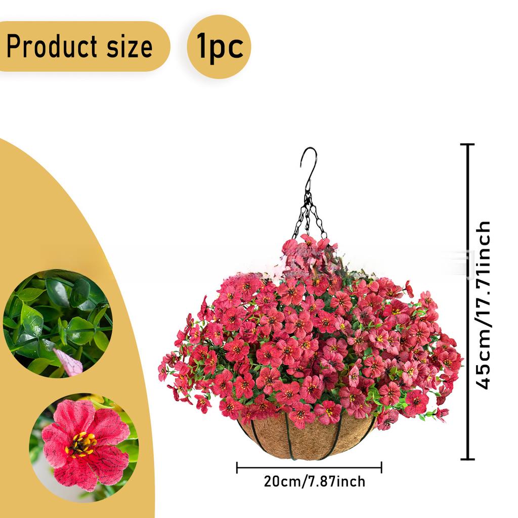 Garden Decor Artificial Flowers Includes Plastic Grass Includes Foam Detailed Instructions Wedding Decoration For Balcony