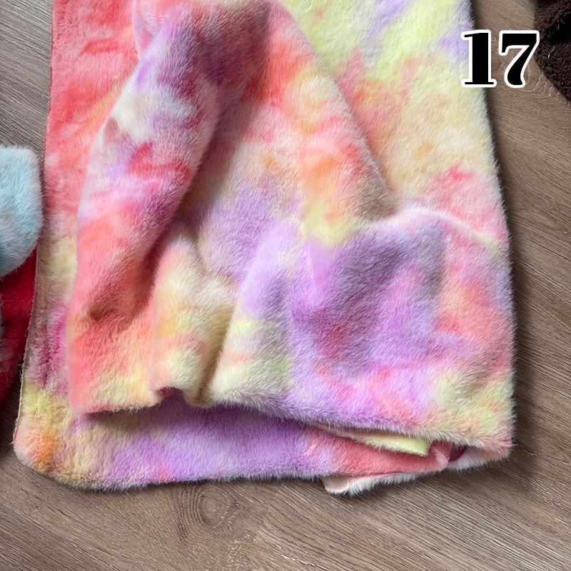 30x50cm Teddy Short Plush Fabric Elastic Doll Pillowcases Toys Diy Sewing Cloth Velvet Plush Handmade Sewing Quilting Fabric