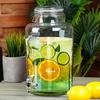 Glass Beverage Dispenser Jar with Tap 8L