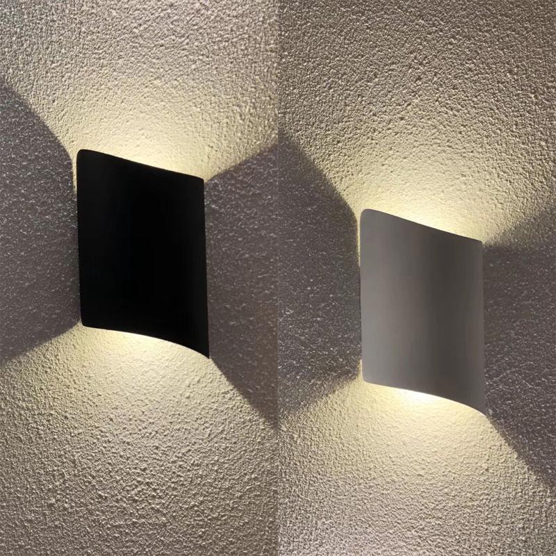 Outdoor Waterproof IP55 10W LED Wall Light Porch Garden Wall Lamp Home Indoor Decoration Aluminum Double Head Sconce Lighting