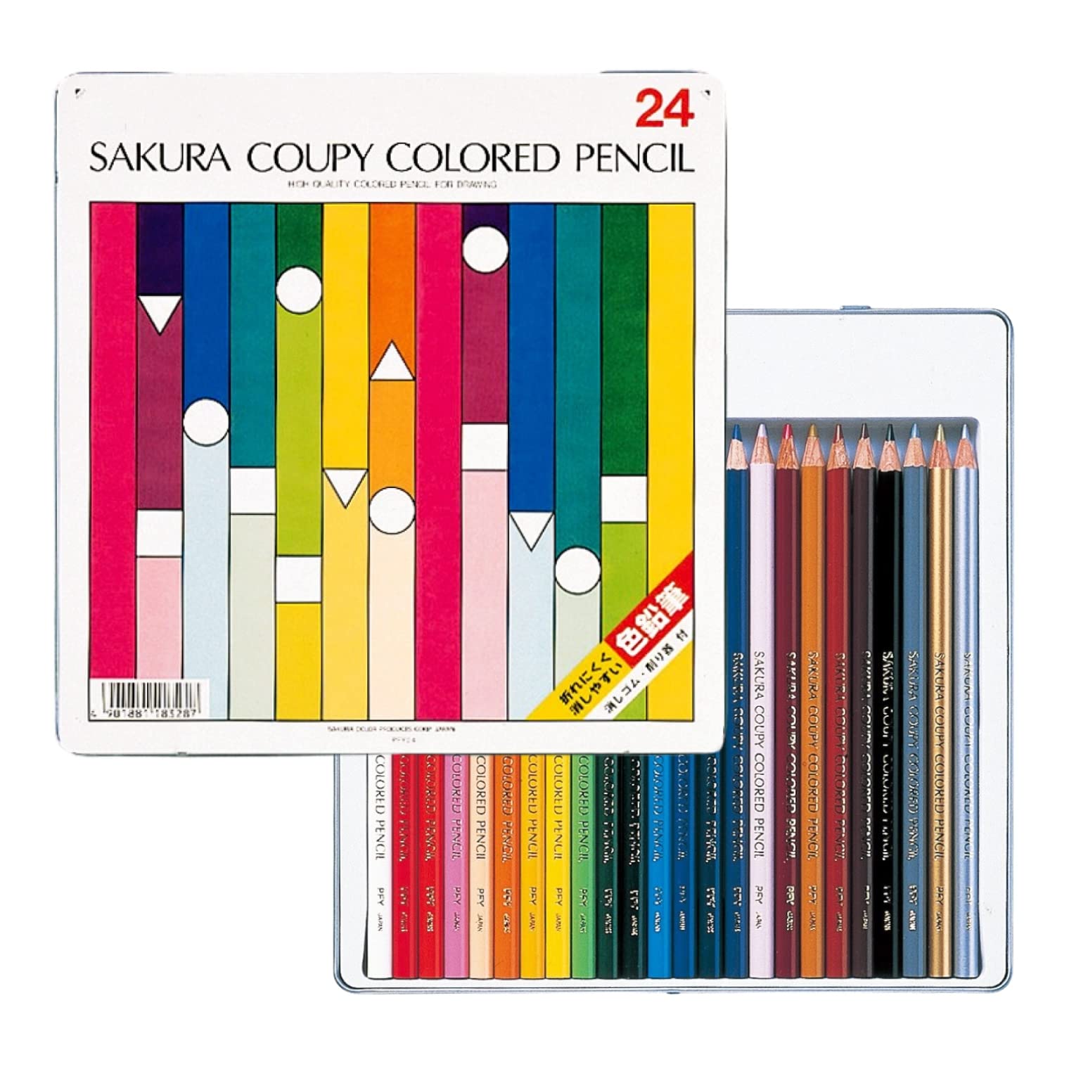 

Цветные карандаши Sakura Crepus Coupy 24 цвета PFY24