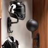 Motorradhelmhalter 180° drehbar Motorradhelm Moto Zubehör Klaue Haken Wandmontiert Multifunktional zum Aufhängen