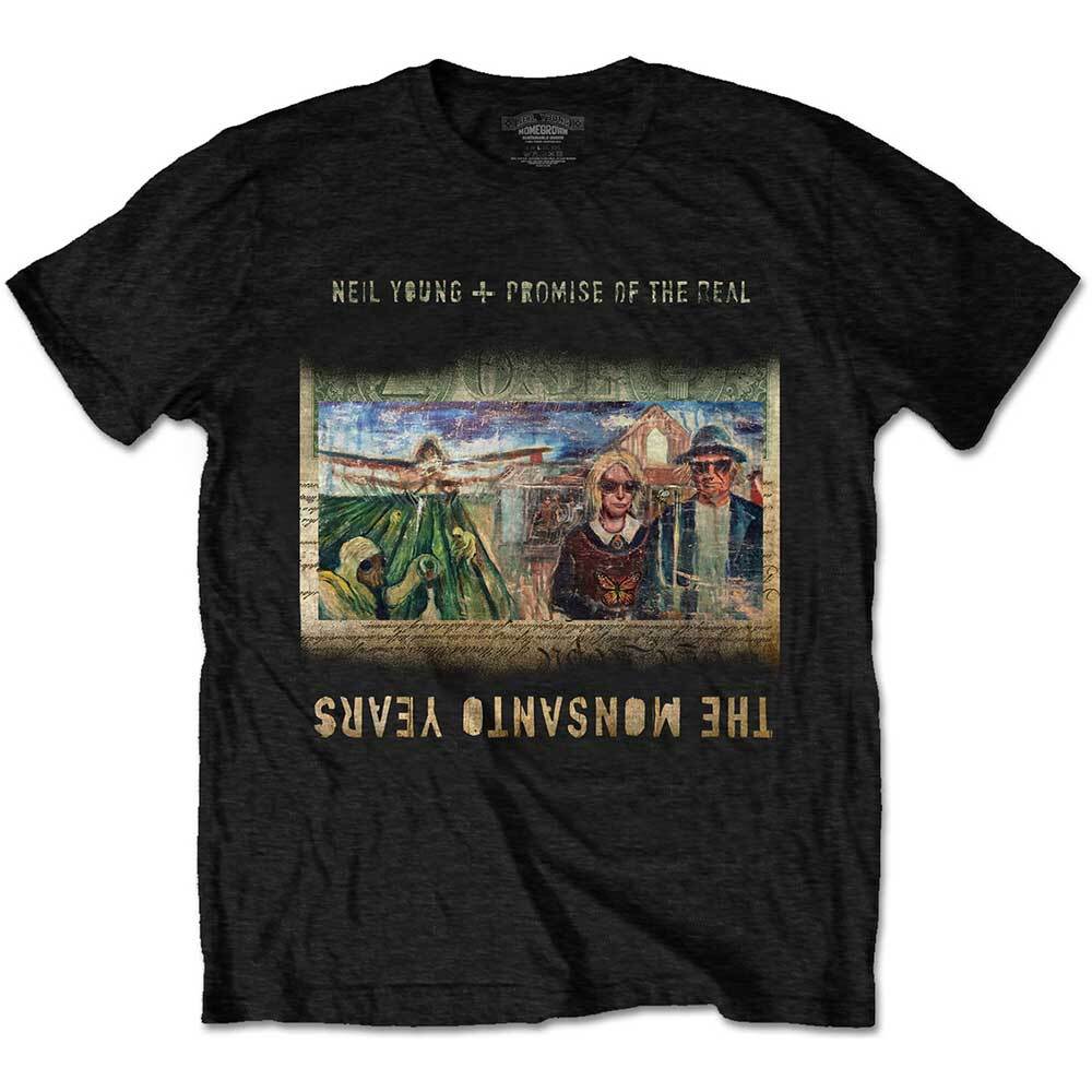 

Neil Young Monsanto Years T-Shirt Black New Unisex T-Shirt S