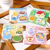 Lovely Creative Scene Sticky Notes with High Appearance and Cute Combination Collage Paper Stickers Student Kawai Stationery