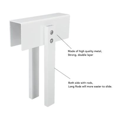 Serrure de porte pliante en métal Installation facile Utilisation facile Serrure coulissante Conception de sécurité en métal durable Serrure de sécurité pour enfants
