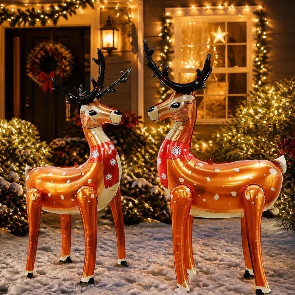 Standing Elk Garden Deer Balloon Inflatable Party Balloon Decoration  Garden Decoration